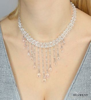 Naszyjnik z Kryształami Swarovskiego  NR 480 wykonana ze srebra próby 925 oraz ekskluzywnych kryształów Swarovski®  (6).JPG